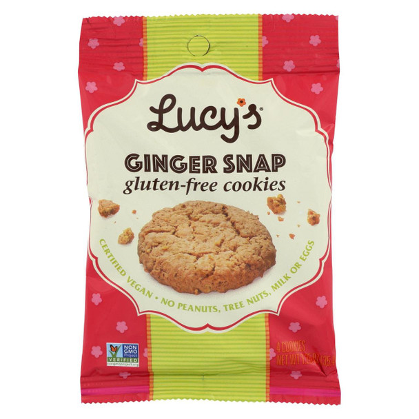 Dr. Lucy's - Cookies - Ginger Snap - Case of 24 - 1.25 oz.