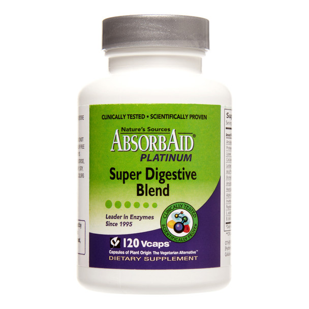 Absorbaid Platinum Super Digestive Blend - 120 Vcaps