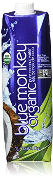 Blue Monkey - Coconut Collection Water - Coconut - Case of 12 - 33.8 Fl oz.