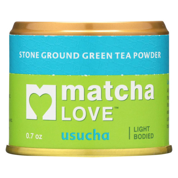 Matcha Love Green Tea Powder - Light Bodied - Case of 10 - 0.7 oz.