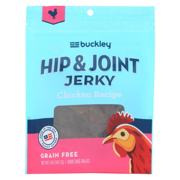 Buckley - Hip and Joint Jerky Treats - Chicken - Case of 6 - 5 oz.