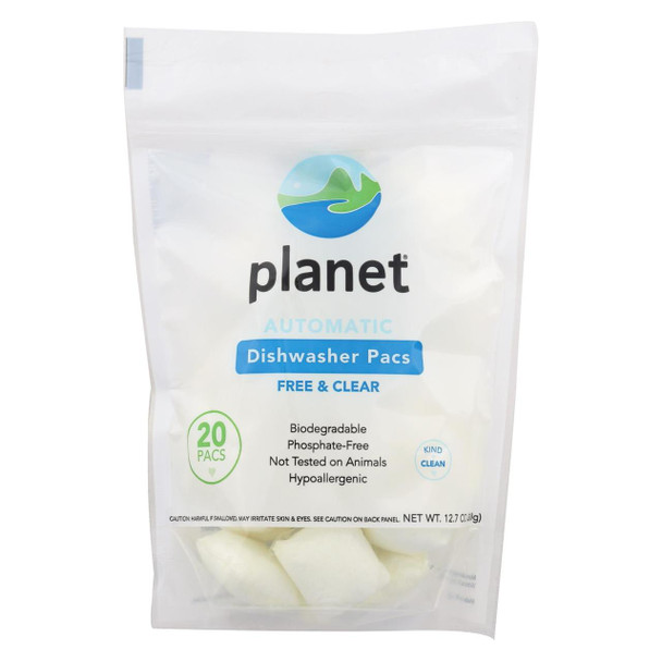 Planet Automatic Dishwasher - Case of 12 - 20 Count