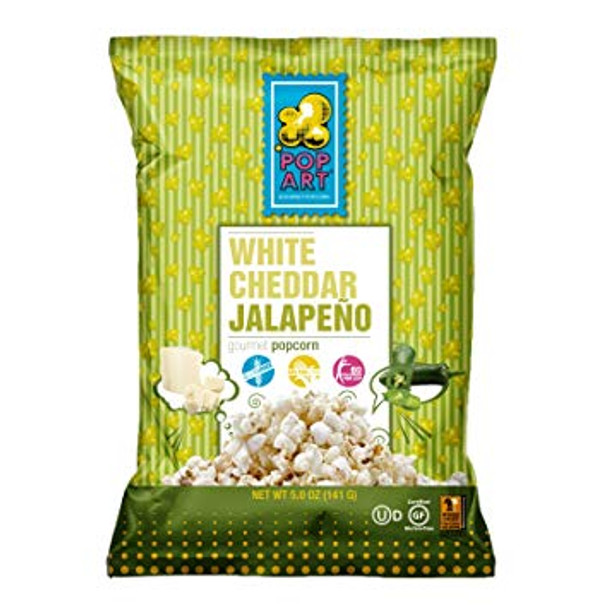 Pop Art Gourmet Popcorn - Whit - Case of 24 - 1.25 oz.