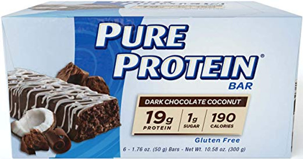 Pure Protein Bar - Dark Chocolate Coconut - 50 grams - 1 Case