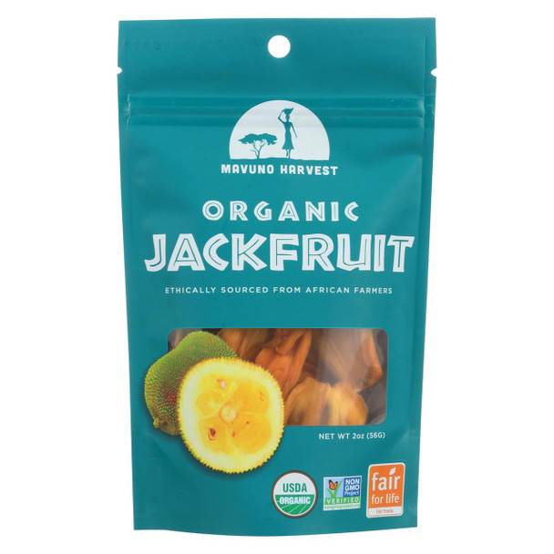 Mavuno Harvest Organic Dried Fruits - Jackfruit - Case of 6 - 2 oz.