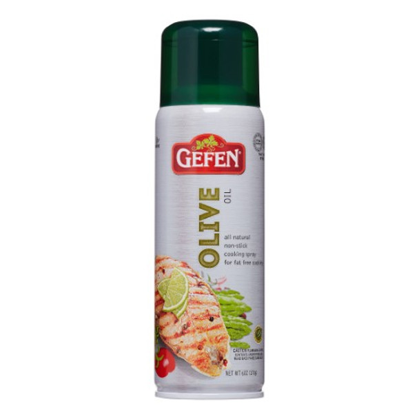 Gefen Cooking Spray - Olive Oil - Case of 12 - 6 oz