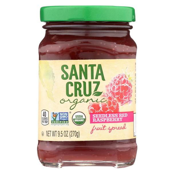 Santa Cruz Organic - Frt Sprd Og2 Red Raspbry - CS of 6-9.5 OZ