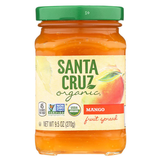 Santa Cruz Organic Fruit Spread - Mango - Case of 6 - 9.5 oz.