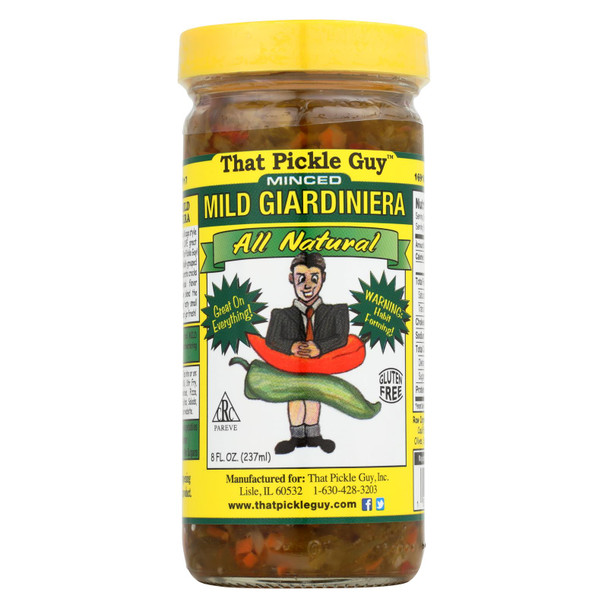 That Pickle Guy Giardiniera - Mild - Minced - Case of 12 - 8 fl oz