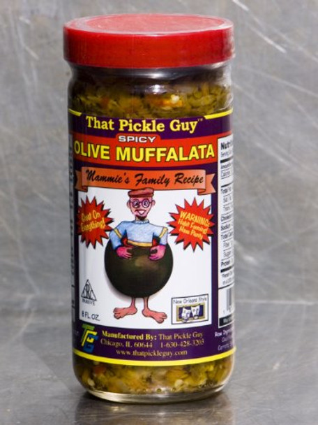 That Pickle Guy Olive Muffalata - Spicy - Case of 12 - 8 fl oz