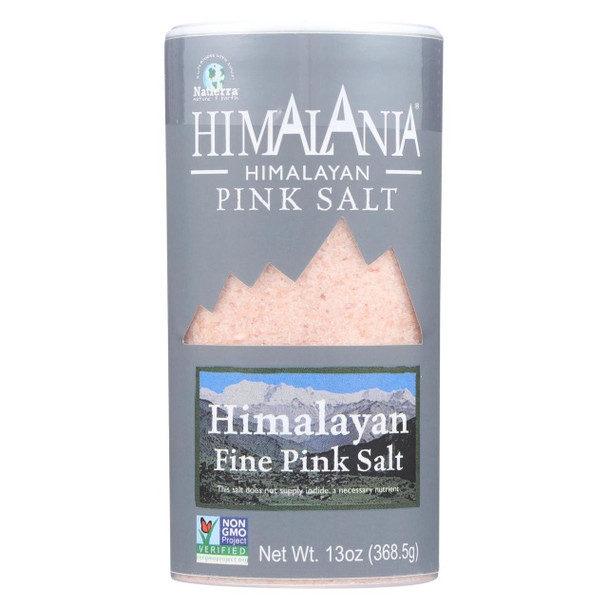 Himalania Fine Grain Himalayan Pink Salt Shaker - Case of 6 - 13 oz.