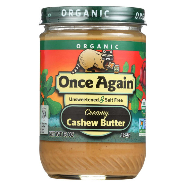 Once Again Organic Cashew Butter - 16 oz