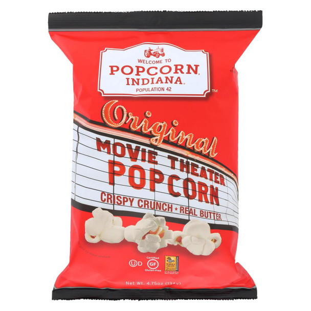 Popcorn Indiana Popcorn - Movie Theater - Case of 12 - 4.75 oz.