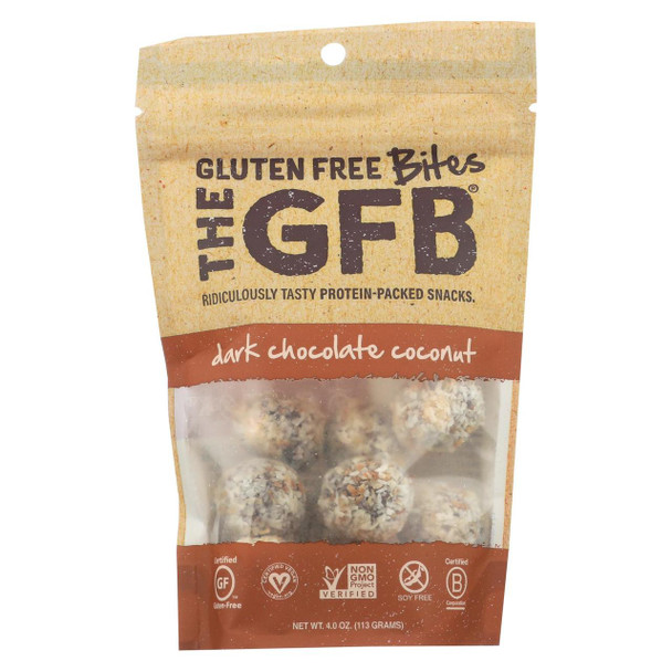 The Gluten Freeb Bites - Dark Chocolate Coconut - Case of 6 - 4 oz