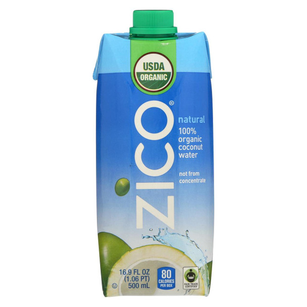 Zico Coconut Water Coconut Water - Natural - Case of 12 - 500 ml