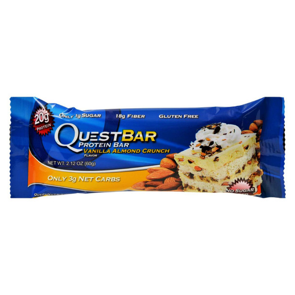 Quest Bar - Vanilla Almond Crunch - 2.12 oz - case of 12
