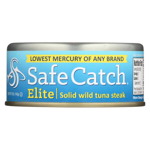 Safe Catch Elite Wild Tuna - Case of 12 - 5 oz.