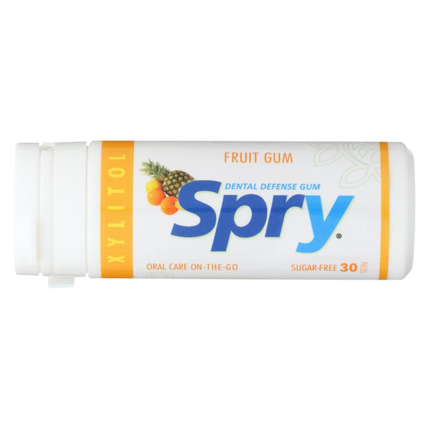 Spry Xylitol Gum - Green Tea - Case of 6 - 30 Count