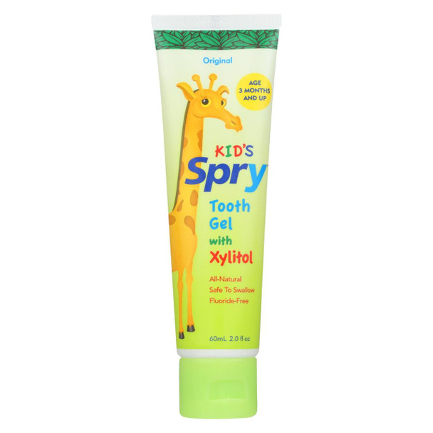 Spry Xylitol Tooth Gel - Original - 2 Fl oz.