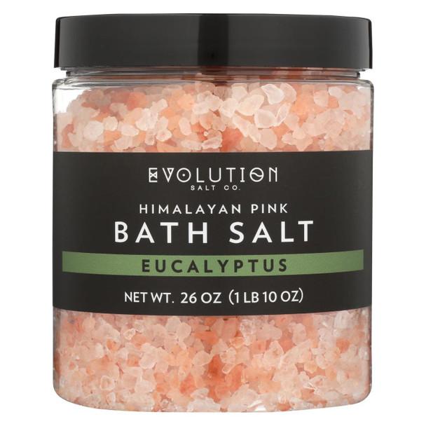 Evolution Salt Bath Salt - Himalayan - Coarse - Eucalyptus - 26 oz