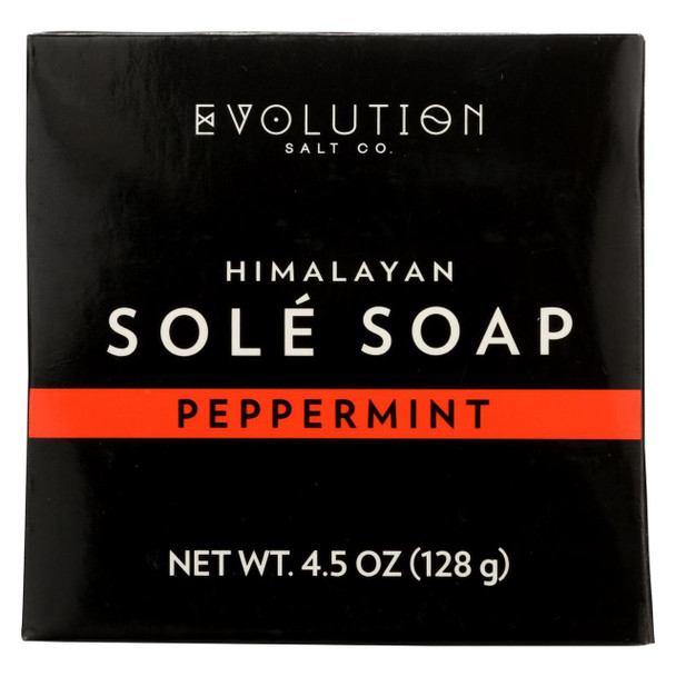 Evolution Salt Bath Soap - Sole - Peppermint - 4.5 oz