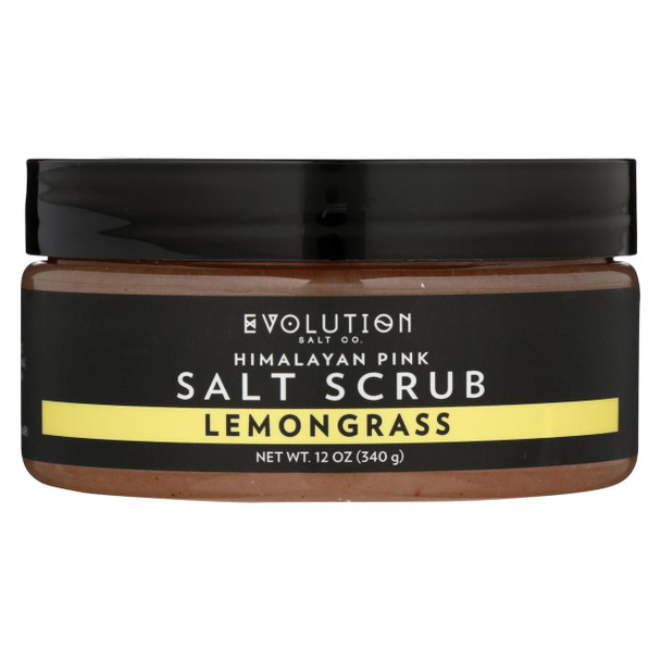 Evolution Salt Salt Scrub - Himalayan - Lemongrass - 12 oz