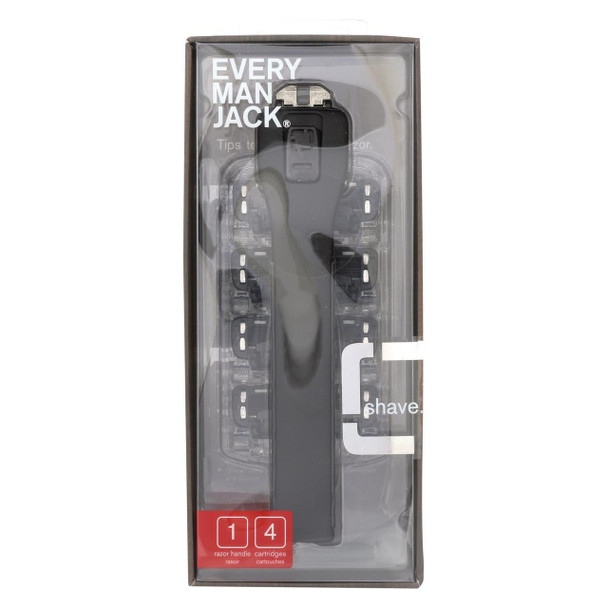 Every Man Jack Razor Kit - Black - 1 Count