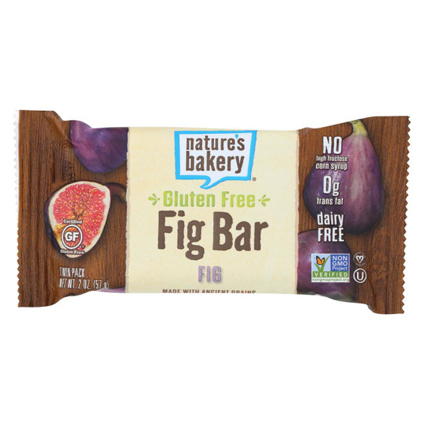 Nature's Bakery Gluten Free Fig Bar - Original - Case of 12 - 2 oz.