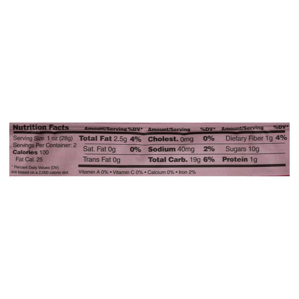 Nature's Bakery Gluten Free Fig Bar - Pomegranite - Case of 12 - 2 oz. Nature's Bakery Gluten Free Fig Bar - Pomegranite - Case of 12 - 2 oz.