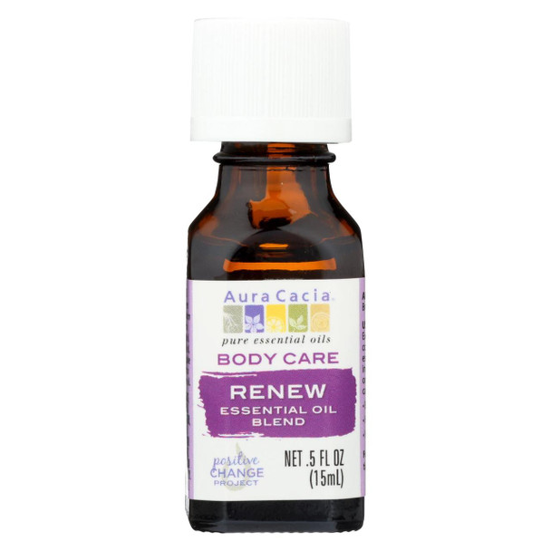 Aura Cacia - Essential Oil Blend - Body - Renew - .5 oz