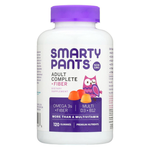 SmartyPants Gummy Vitamins - Adult Complete and Fiber - 120 count