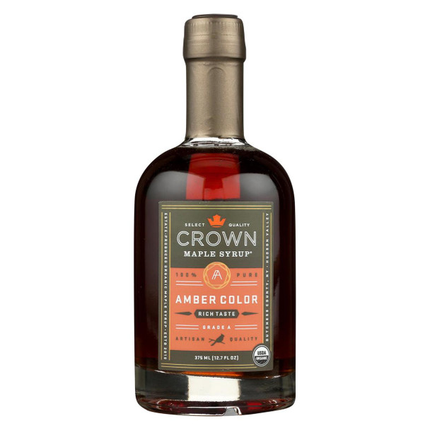 Crown Maple Syrup - Rich Amber - Case of 6 - 12.7 Fl oz. Crown Maple Syrup - Rich Amber - Case of 6 - 12.7 Fl oz.