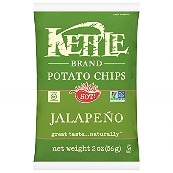 Kettle Brand Potato Chips - Dill Pickle - Case of 24 - 2 oz.