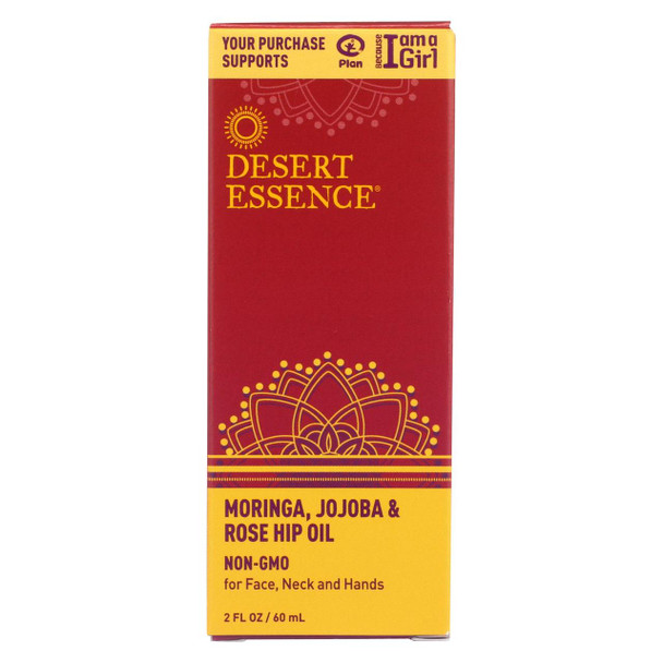 Desert Essence - Moringa Jojoba and Rose Hip Oil - 2 oz