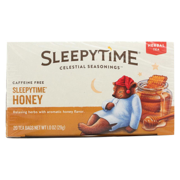 Celestial Seasonings Herbal Tea - Sleepytime - Honey - 20 Bags - case of 6