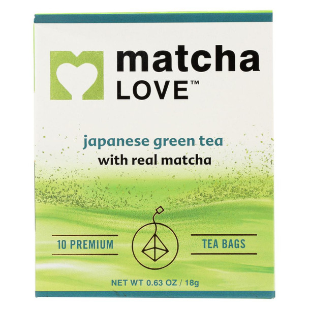 Matcha Love Japanese Green Tea - Case of 10 - 10 Bags