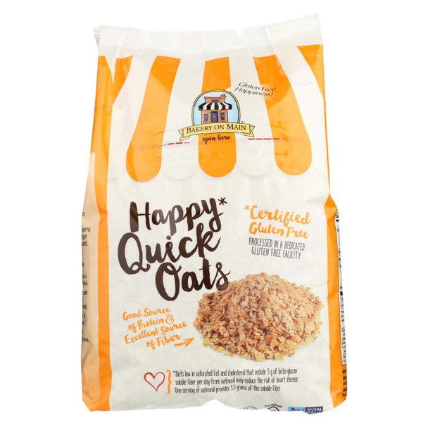 Bakery On Main Happy Quick Oats - Case of 4 - 24 oz.