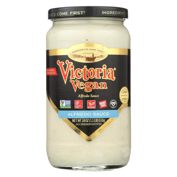 Victoria - Sauce Alfredo Orig Vegan - CS of 6-18 FZ