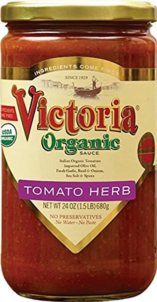 Victoria - Sauce Og2 Tomato Herb - CS of 6-24 OZ