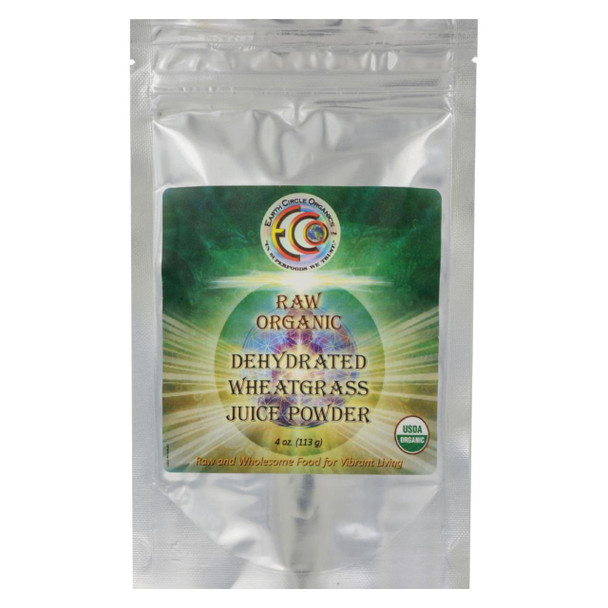 Earth Circle Organics Grass Juice Powder - Organic - Wheatgrass - 4 oz