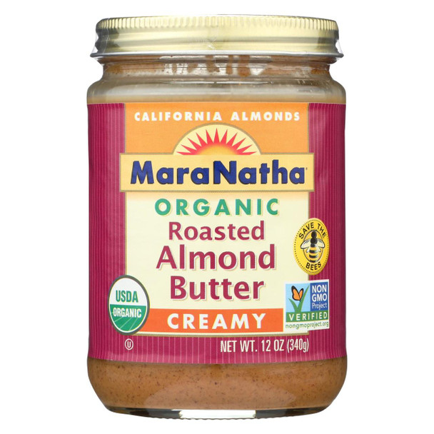 Maranatha Natural Foods - Almd Btr Og2 Rstd Creamy - CS of 6-12 OZ