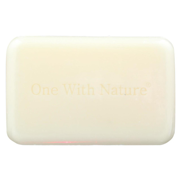 One With Nature Naked Soap - Goat's Milk and Lavender - Case of 6 - 4 oz.