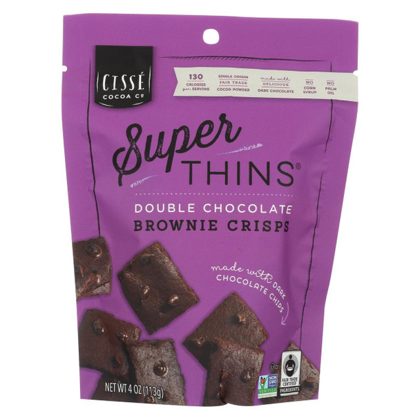 Cisse Super Thins - Double Chocolate - Case of 12 - 4 oz