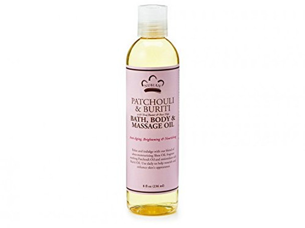 Nubian Heritage Bath Oil - Patchouli Buriti - 8 fl oz