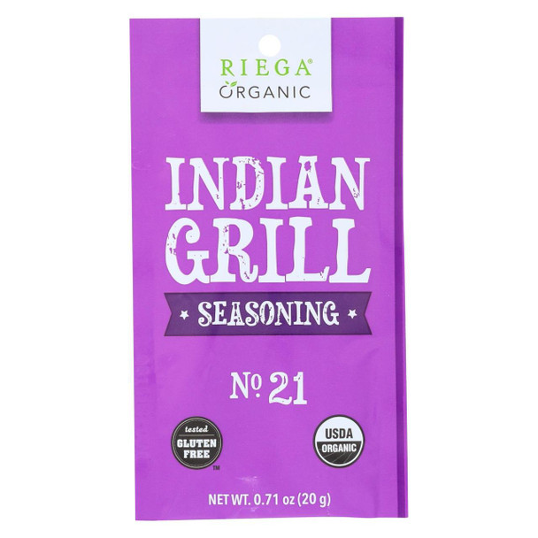 Riega Foods Taco Seasoning - Case of 8 - 0.71 oz.