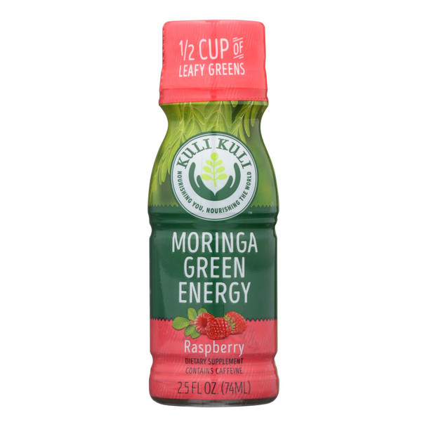 Kuli Moringa Green Energy Shots - Case of 12 - 2.5 Fl oz.