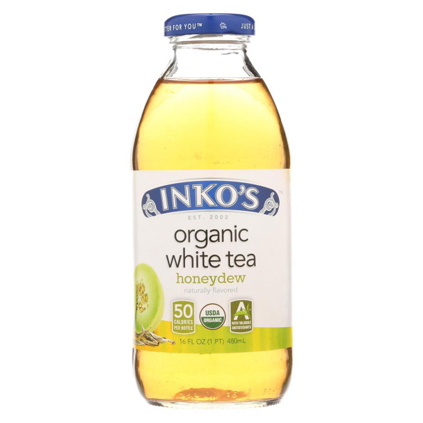 Inko's White Tea - Honeydew - Case of 12 - 16 Fl oz.