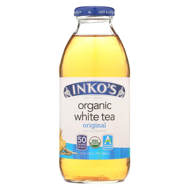 Inko's White Tea - Original - Case of 12 - 16 Fl oz.