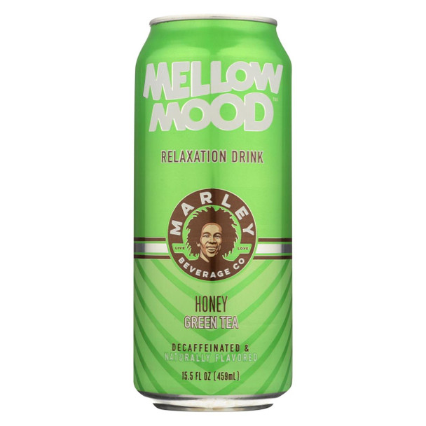 Marley's Mellow Mood Green Tea - Honey - Case of 12 - 15.5 Fl oz.