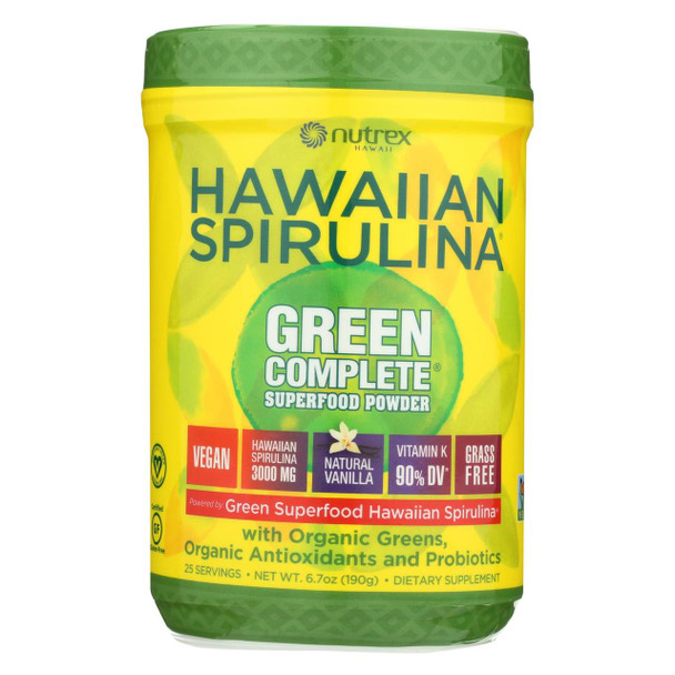 Nutrex Hawaii Green Complete - Superfood - Powder - 6.7 oz